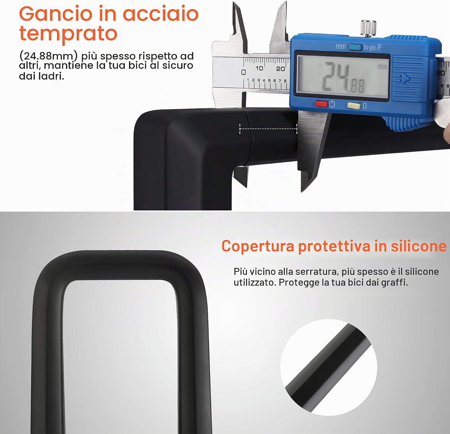 Thumbnail 1 de ValueMax Lucchetto a U per Bicicletta: robusto, pratico e pronto all’uso quotidiano