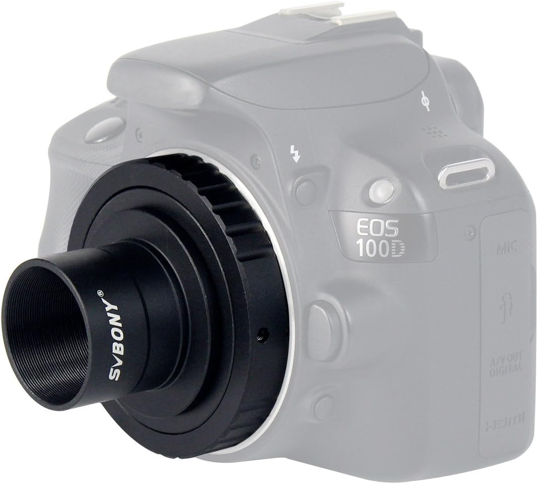 Thumbnail 6 de Svbony Adattatore T2 1,25" in alluminio per fotocamera telescopica con Canon EOS Rebel