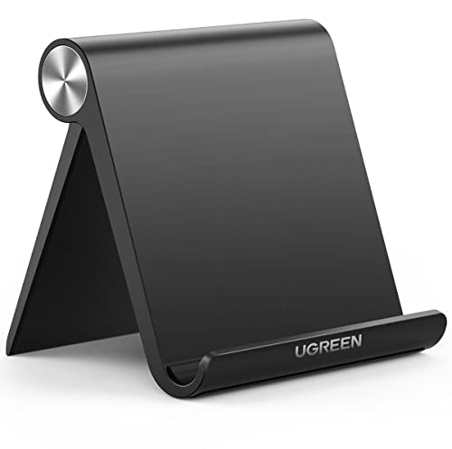 Detalle de UGREEN Support Tablette Réglable Bureau Pose Tablette Téléphone – compact, stable et polyvalent