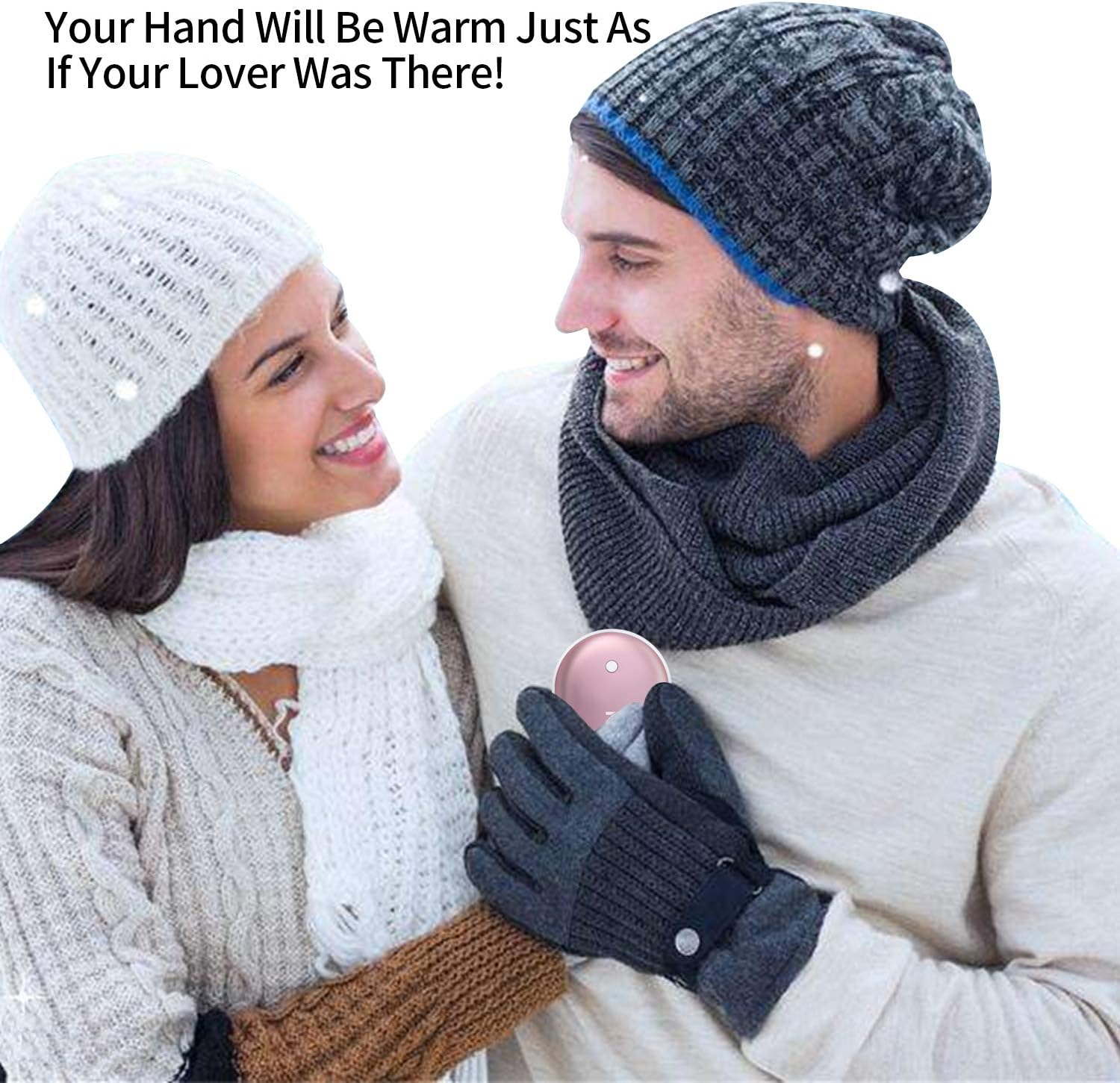 Detalle 2 de KARECEL ZLS-118 Rechargeable Hand Warmers, 2-Pack, Double-Sided Heating