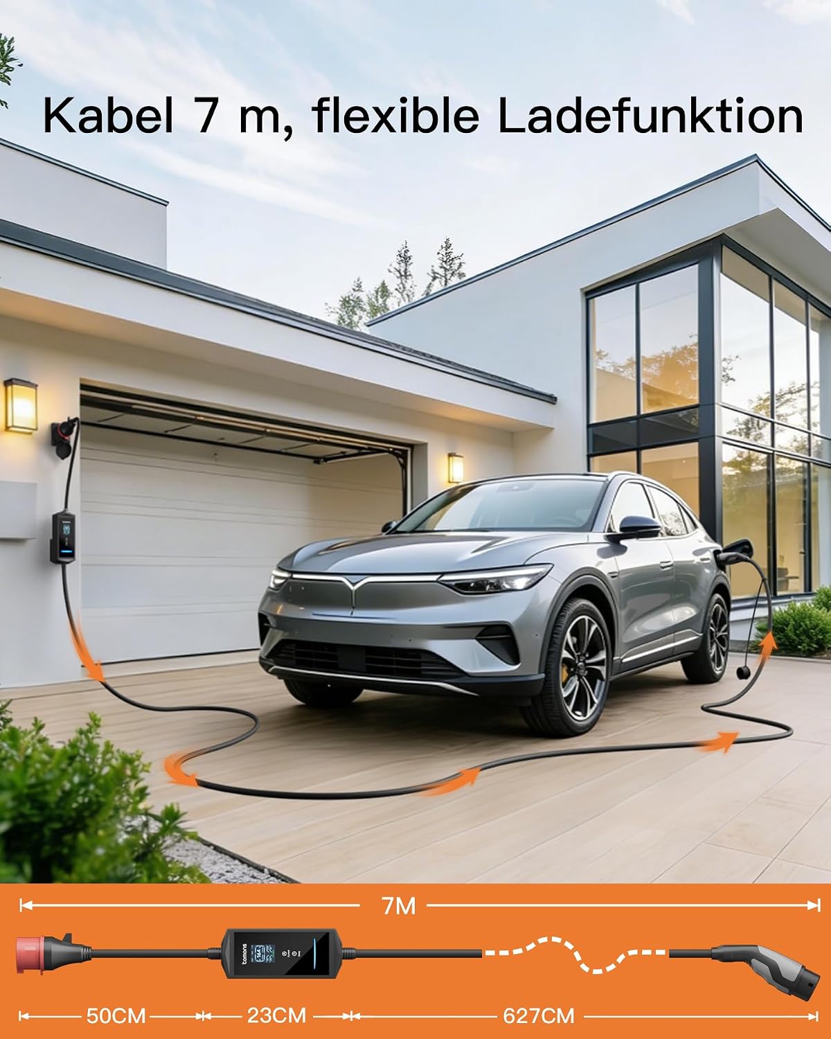 Thumbnail 3 de tomons Mobile Wallbox 11 kW mit APP – Tragbares Ladesystem für Elektrofahrzeuge