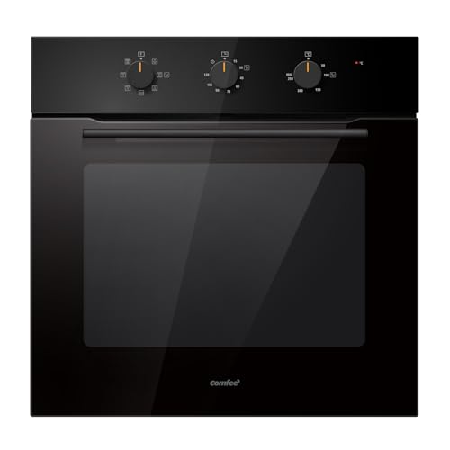 Detalle de Comfee CBO60M80M1-BK Four encastrable 60 cm – 60 L, 8 fonctions, friture à air et nettoyage à la vapeur