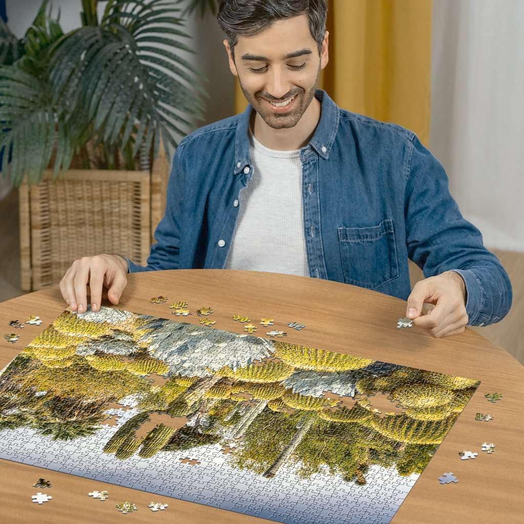 Thumbnail 2 de Puzzle Ravensburger « Jardin du Désert Huntington » 1000 pièces (70 x 50 cm)