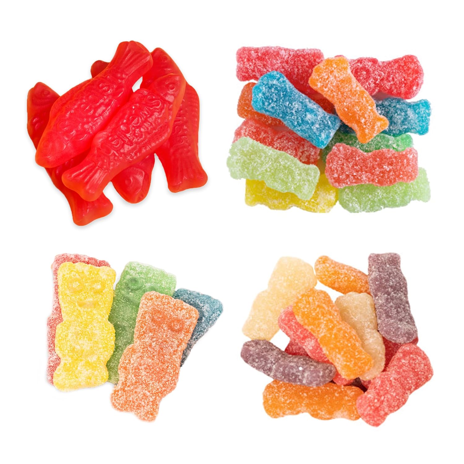 Detalle de SOUR PATCH KIDS & SWEDISH FISH 160-Count Gummy Candy Variety Pack