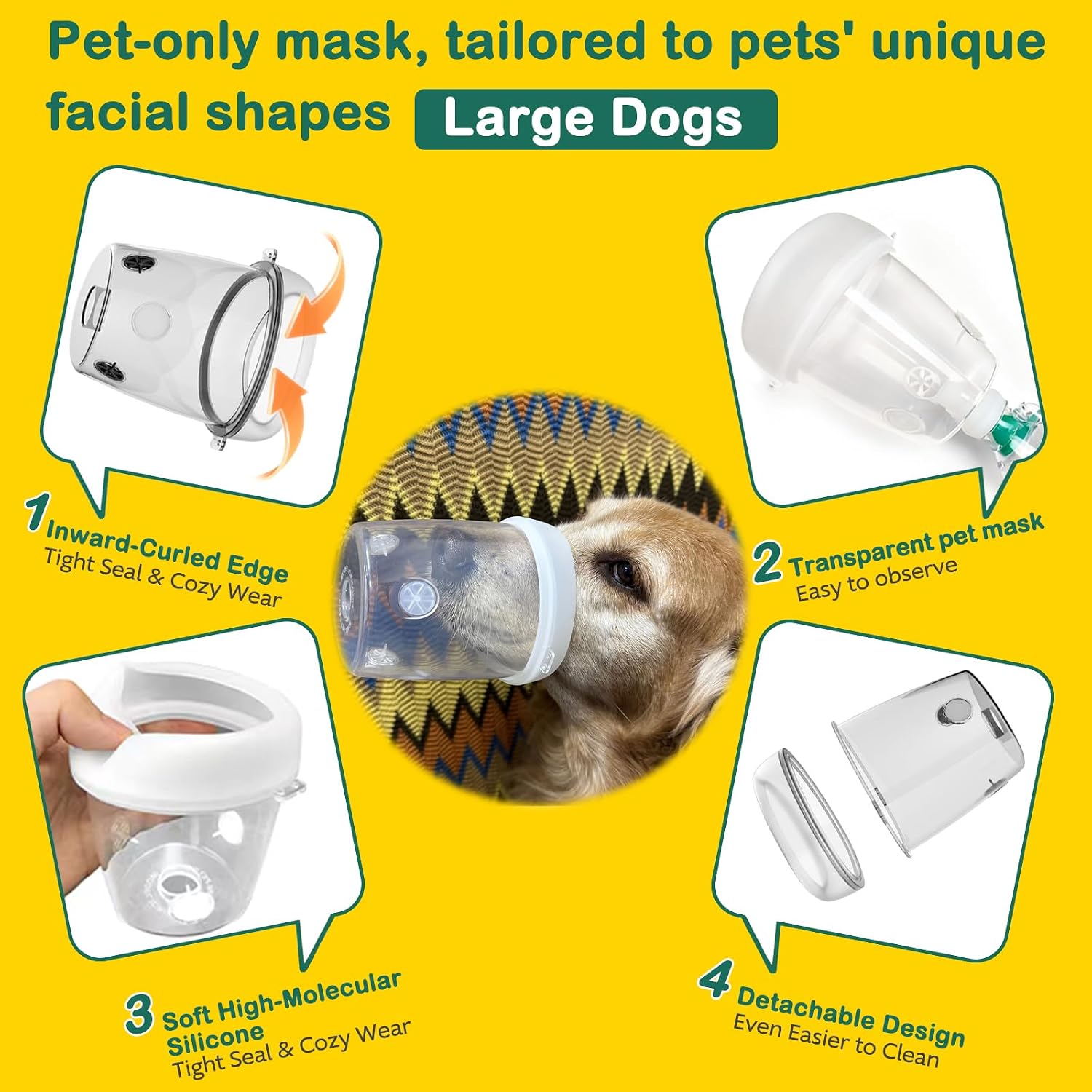 Detalle 2 de STARSUM Dog Inhaler Spacer, Size L