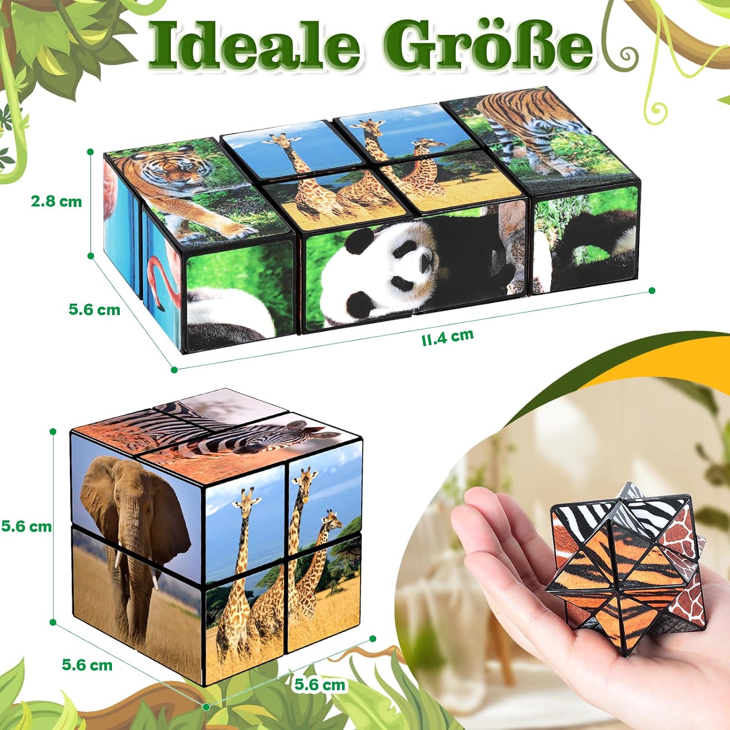 Thumbnail 4 de Sternenwürfel Zauberwürfel Set 5,6 cm