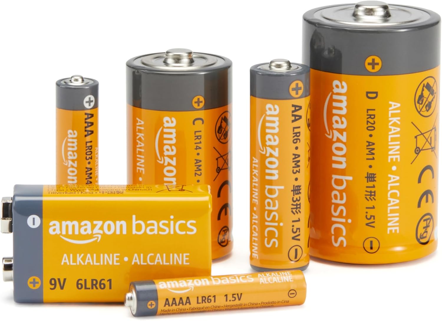 Thumbnail 3 de Amazon Basics 24-Pack D Cell 1.5V Alkaline Batteries (5-Year Shelf Life)