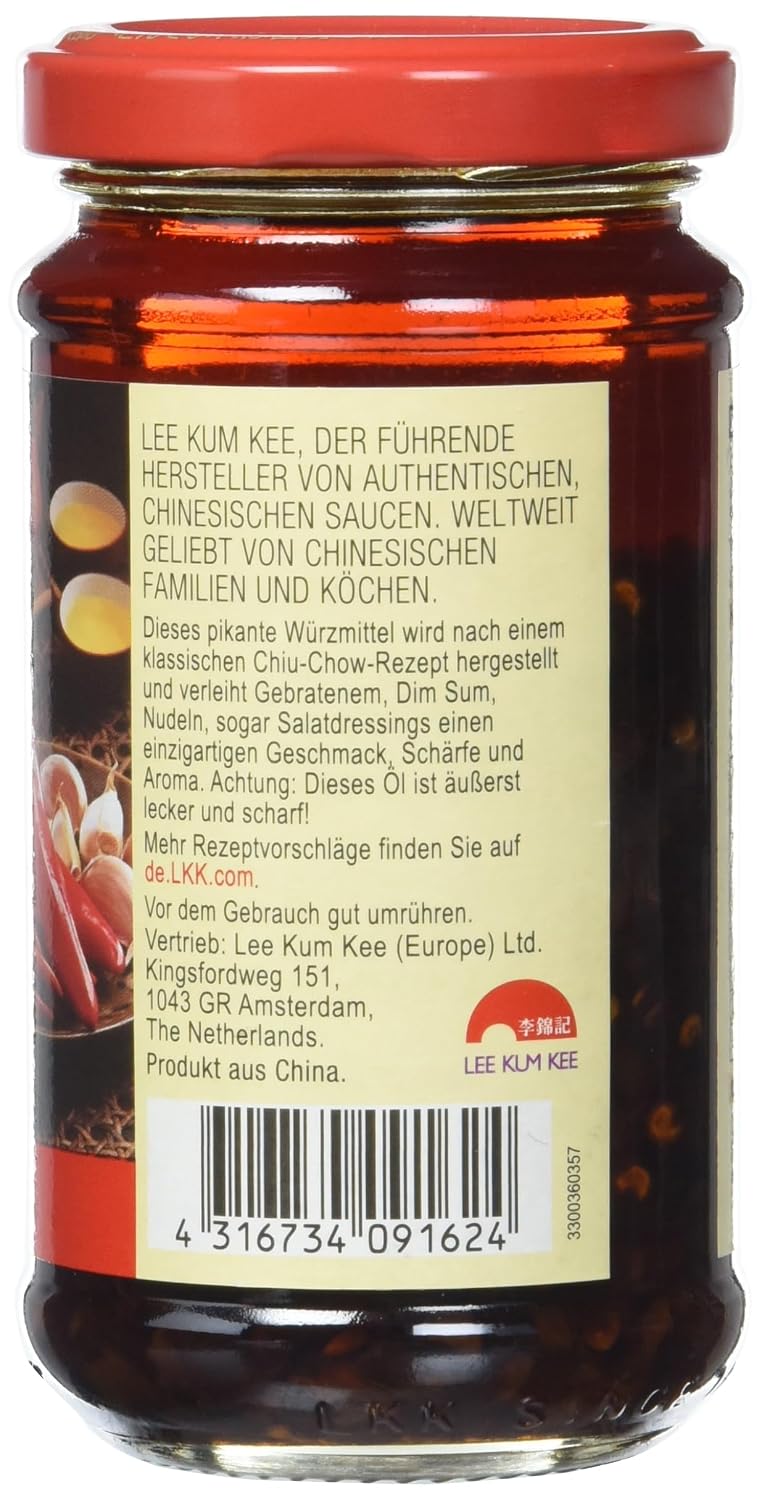 Detalle 1 de Lee Kum Kee Chili Öl Chiu Chow 165 ml