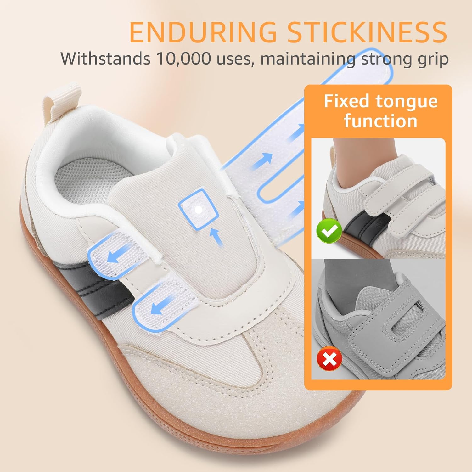 Thumbnail 5 de STQ KIDS Toddler Wide Toe Box Shoes — Barefoot-Style Sneakers for Early Walkers