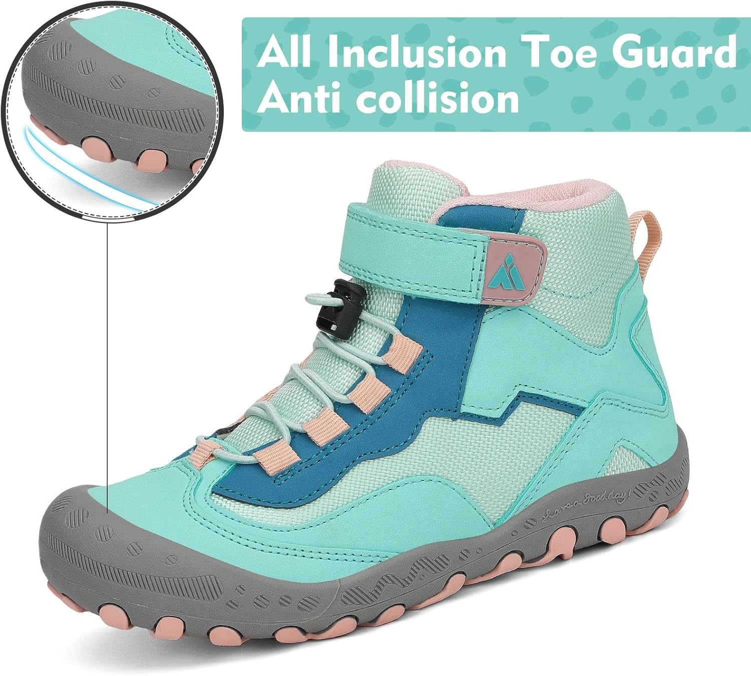 Thumbnail 3 de Mishansha Kinder Wanderschuhe rutschfest Leicht Trekking Wanderstiefel für Jungen Mädchen – Gr. 24–38