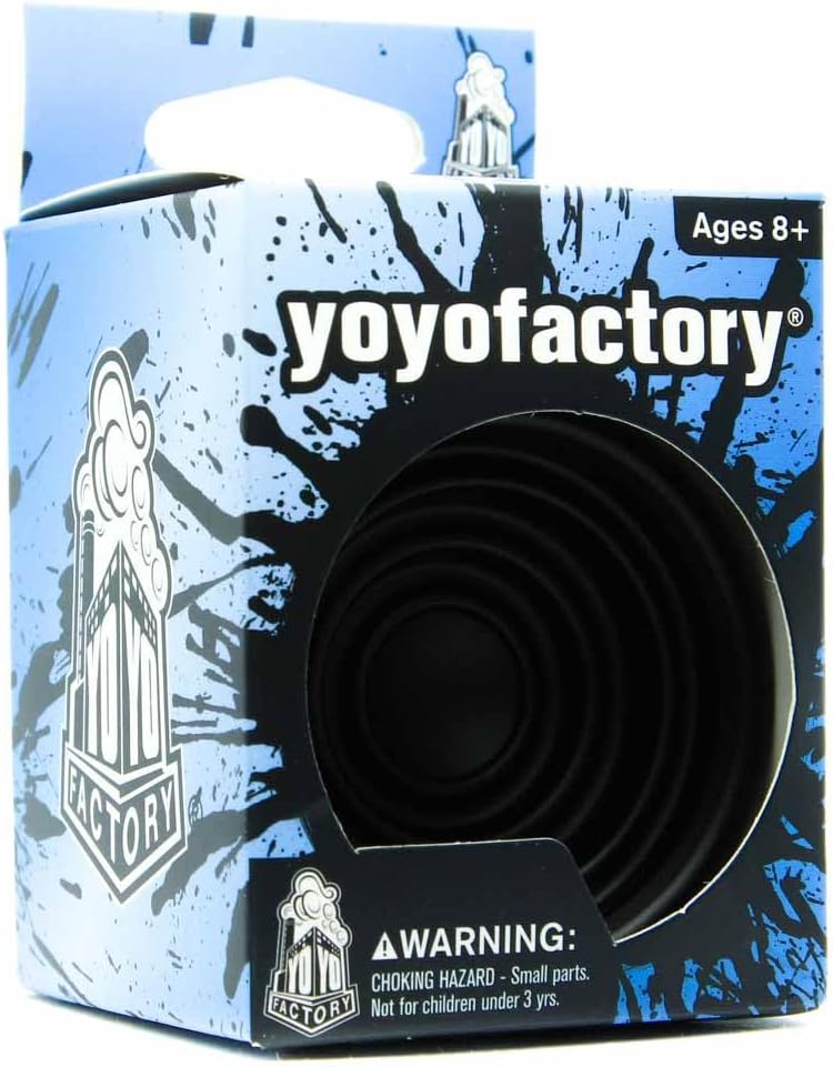 Detalle 2 de YOYO FACTORY Bullseye NOIR – aluminiowe jojo do fingerspinów i trików horyzontalnych