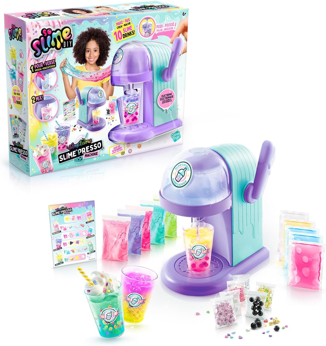 Detalle de Canal Toys So Slime Slimelicious Slime'presso Machine SSC 254 – zestaw do slime