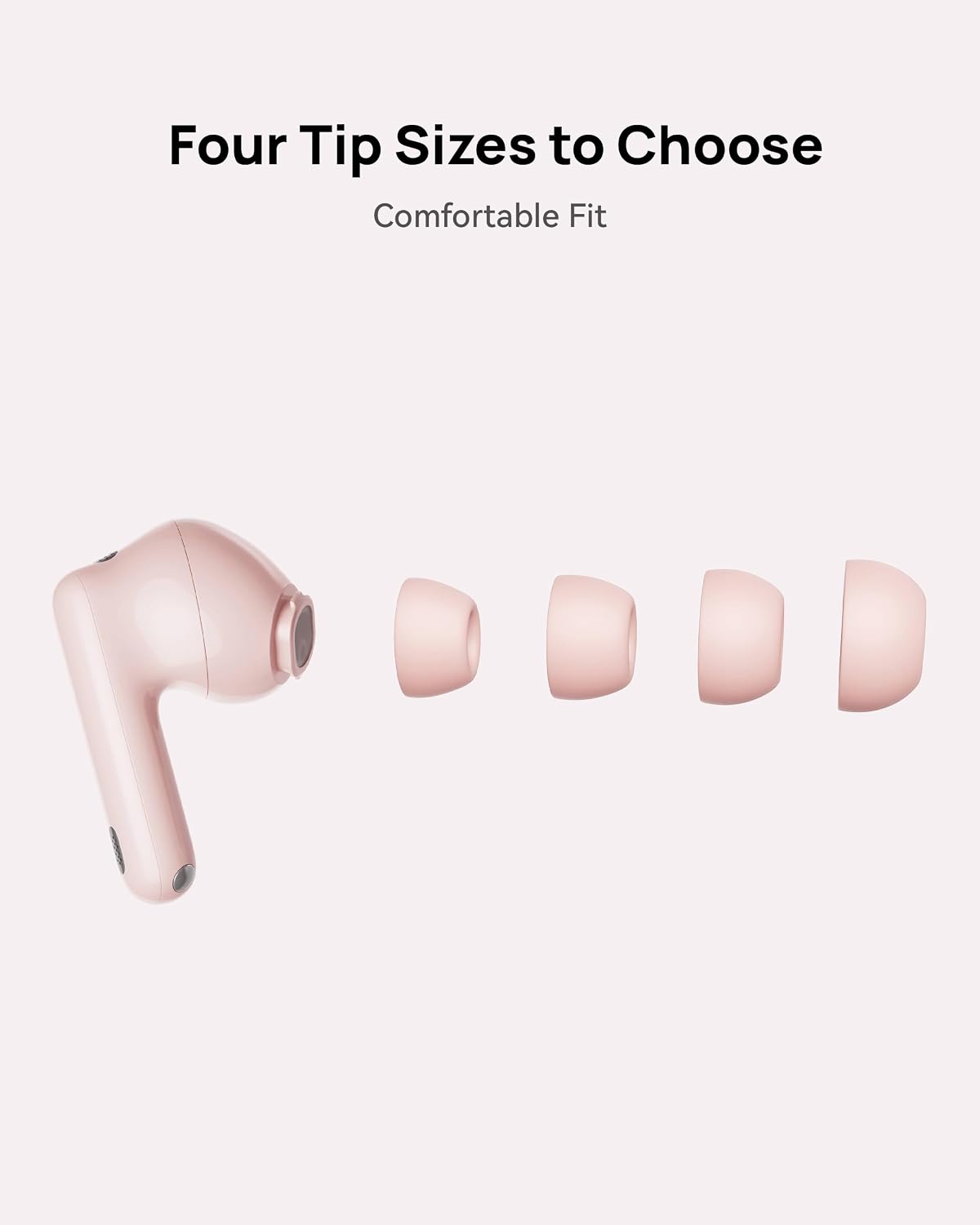 Detalle de HUAWEI FreeBuds 7i wireless earbuds with Intelligent Active Noise Cancellation 4.0, spatial audio and clear calls (Pink)