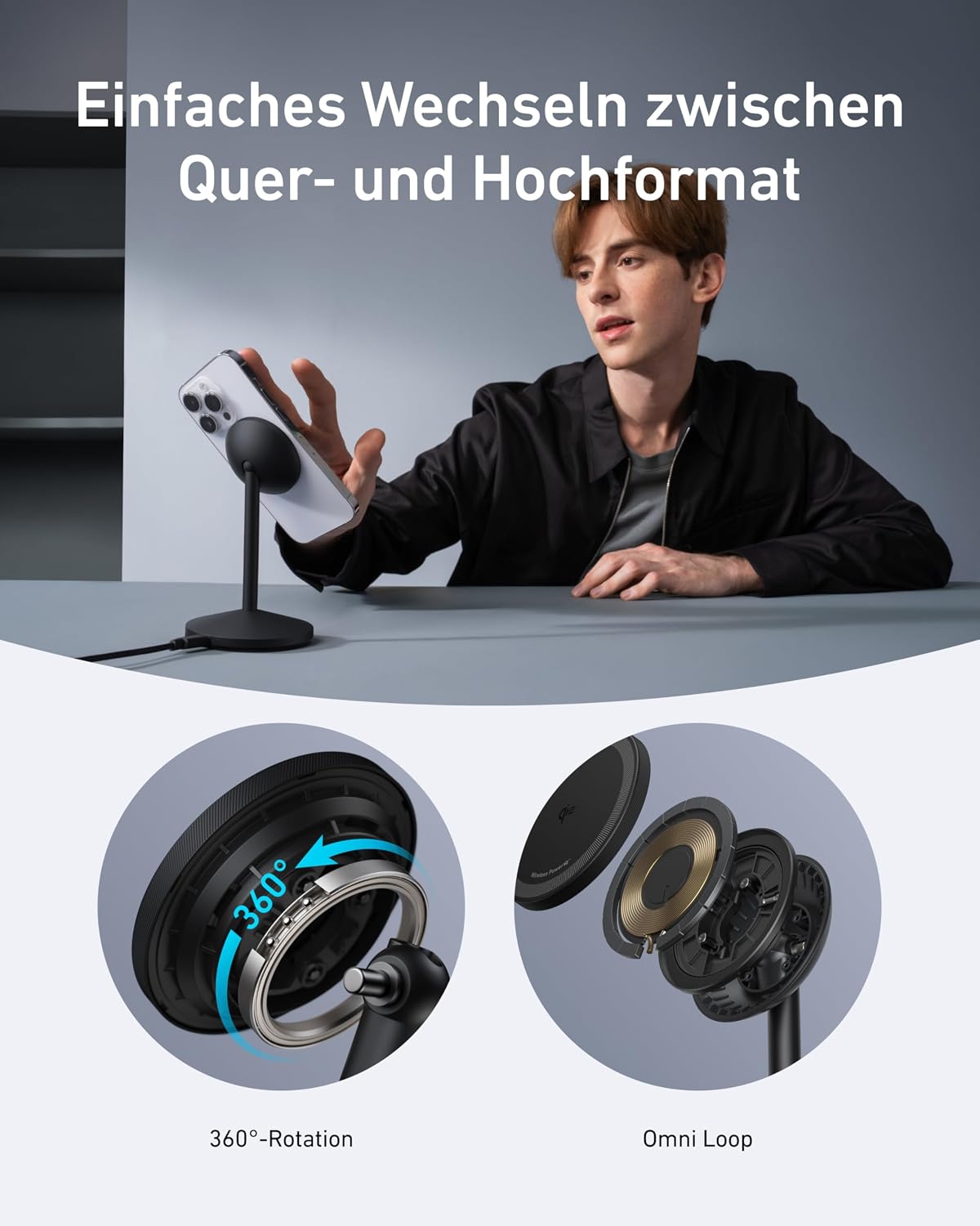 Thumbnail 4 de Anker MagGo 15W MagSafe Ladehalter