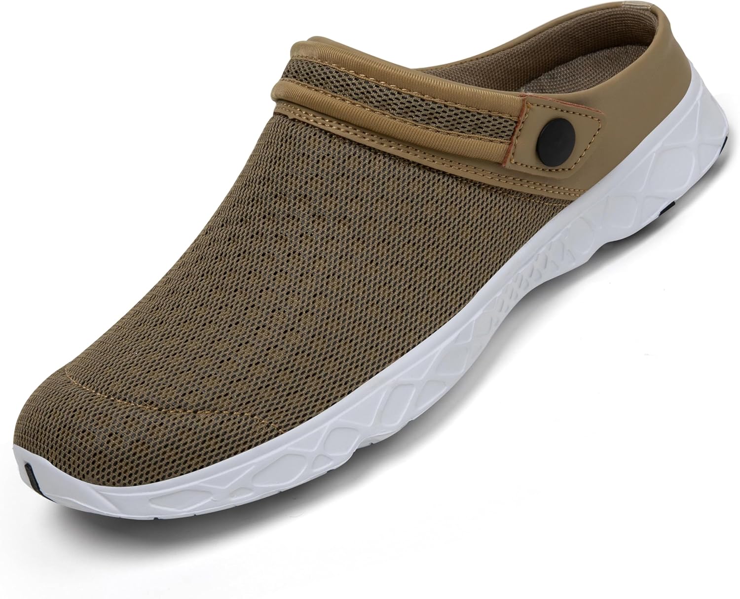Detalle de SAGUARO Unisex Clogs Sommer Hausschuhe – leichte Gartenschuhe in Braun, EU 36–48