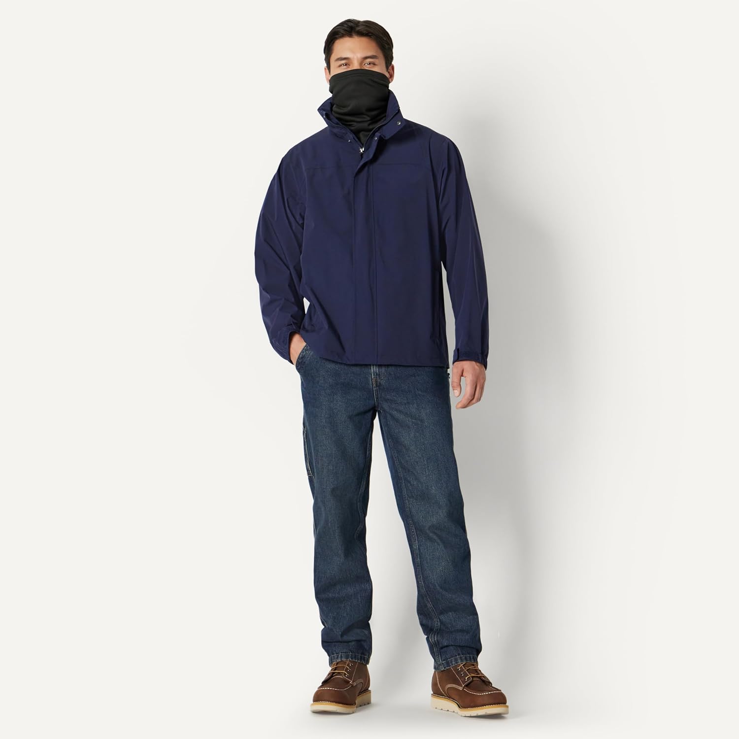 Detalle de Amazon Essentials AE Men’s Microfleece Neck Warmer Gaiter (2-Pack)