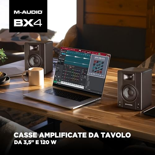 Thumbnail 6 de M-AUDIO BX4: Monitor da Studio cablati in coppia da 4,5" per scrivania