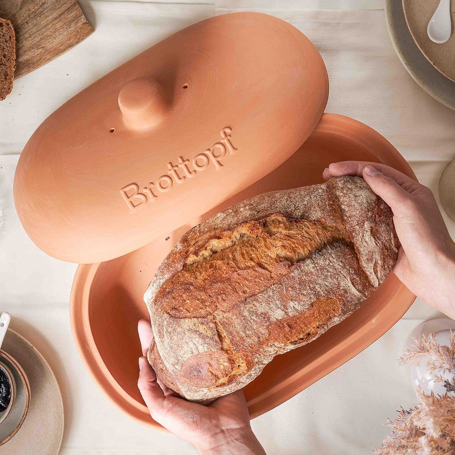 Detalle 2 de MÄSER 931996 Brottopf oval 6 L 🥖