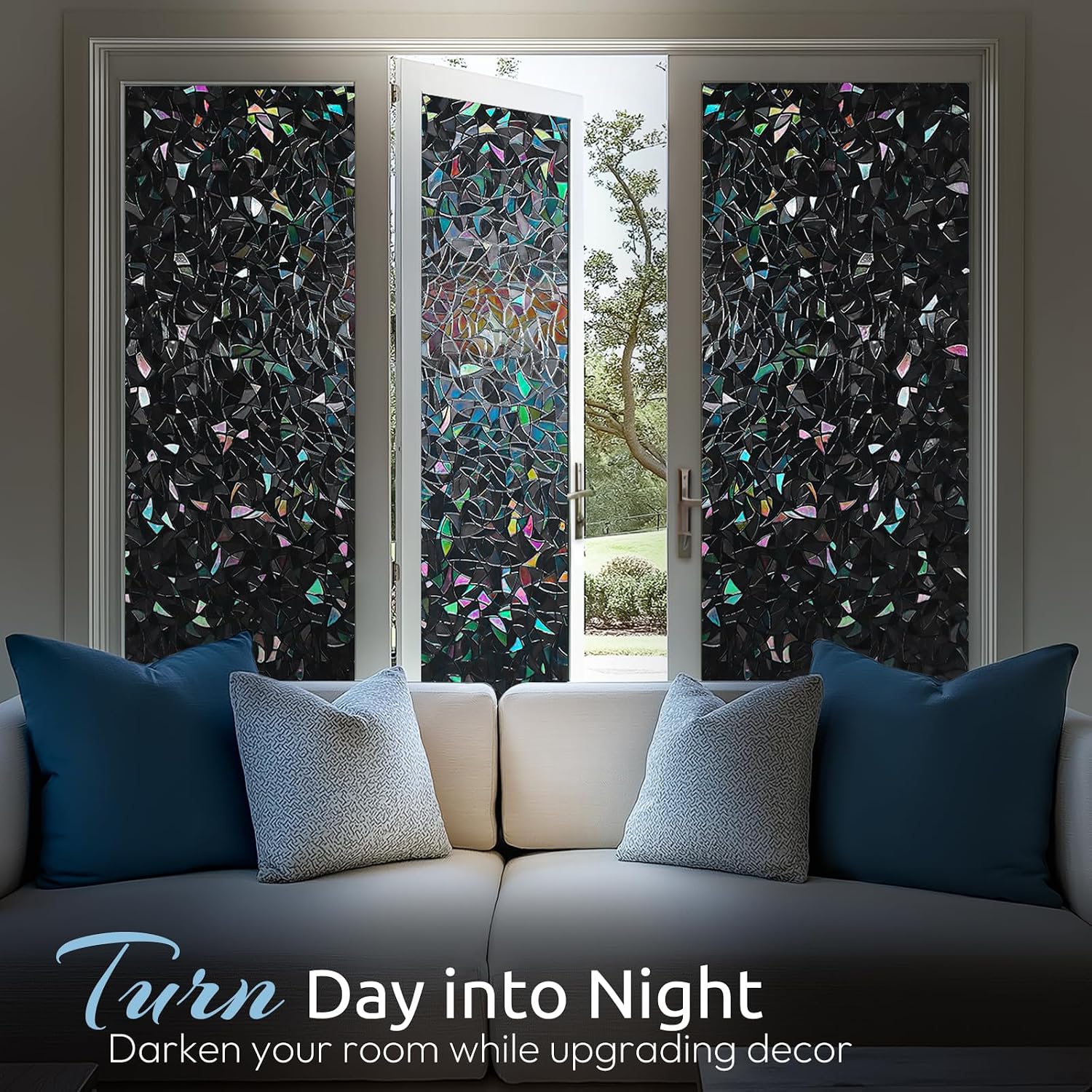 Detalle de rabbitgoo Window Privacy Film 11.8" x 78.7