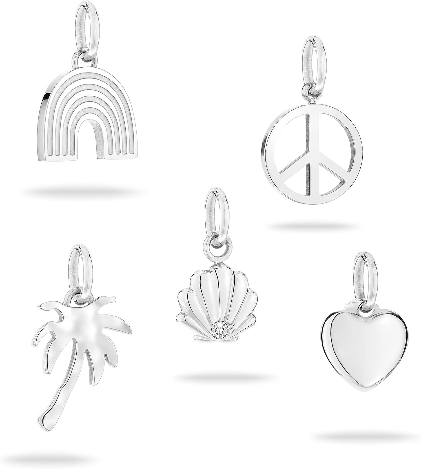 Detalle 2 de Tamaris Charms Collection: Edelstahl-Anhänger in Goldoptik – Herzen, Ketten und Charms-Sets vielseitig kombinierbar