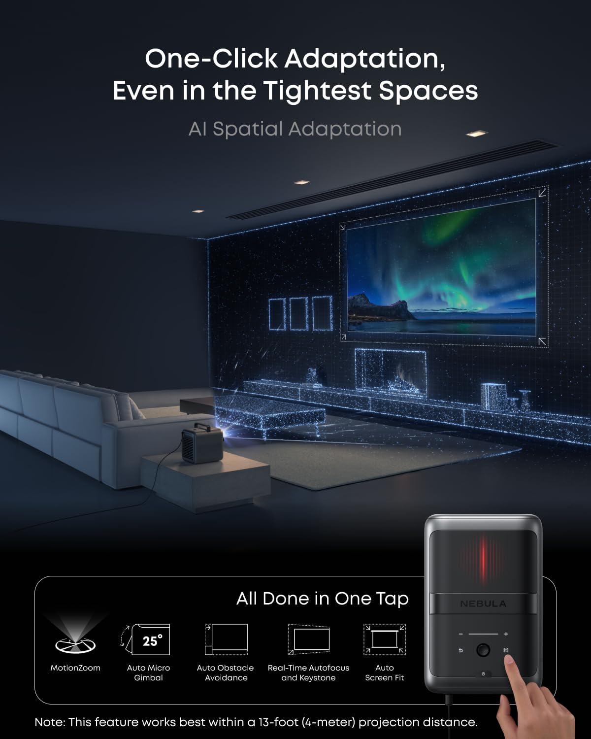 Detalle 2 de NEBULA X1 Triple Laser 3,500 ANSI Lumens