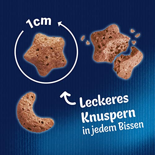 Detalle de Felix Crispies Katzensnack mit Lachs – 8 x 45 g, knusprig & kalorienarm