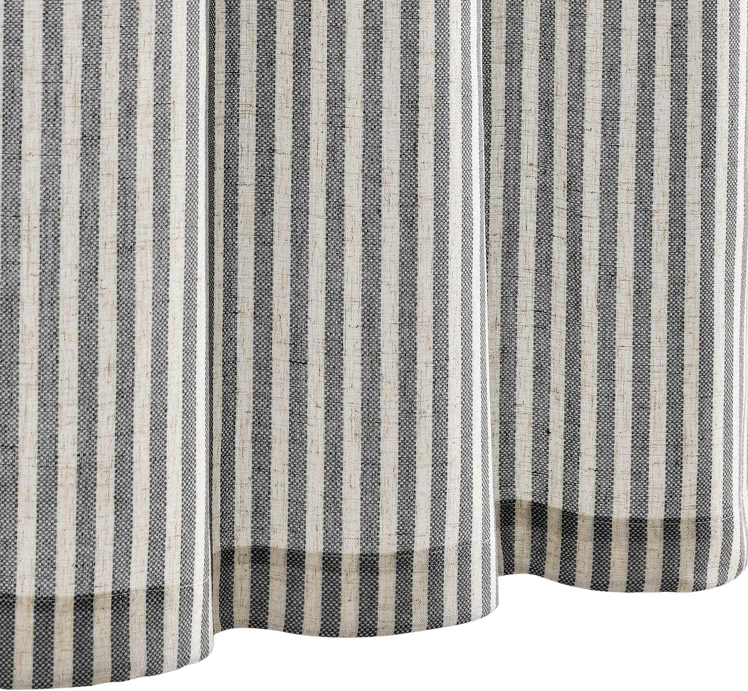 Detalle 2 de Rideaux cuisine brise-bise 65x90 Lot de 2