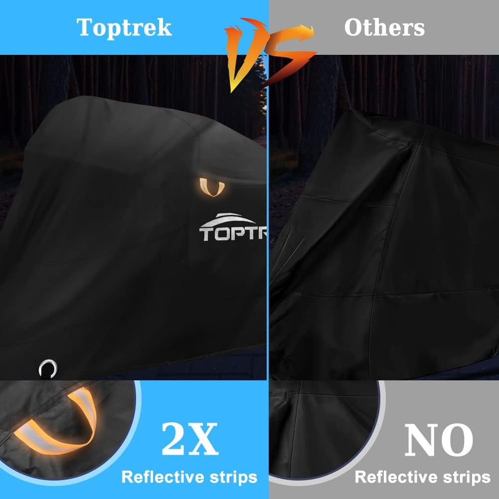 Detalle 1 de toptrek Motorradabdeckung 210D XXXL 265 x 105