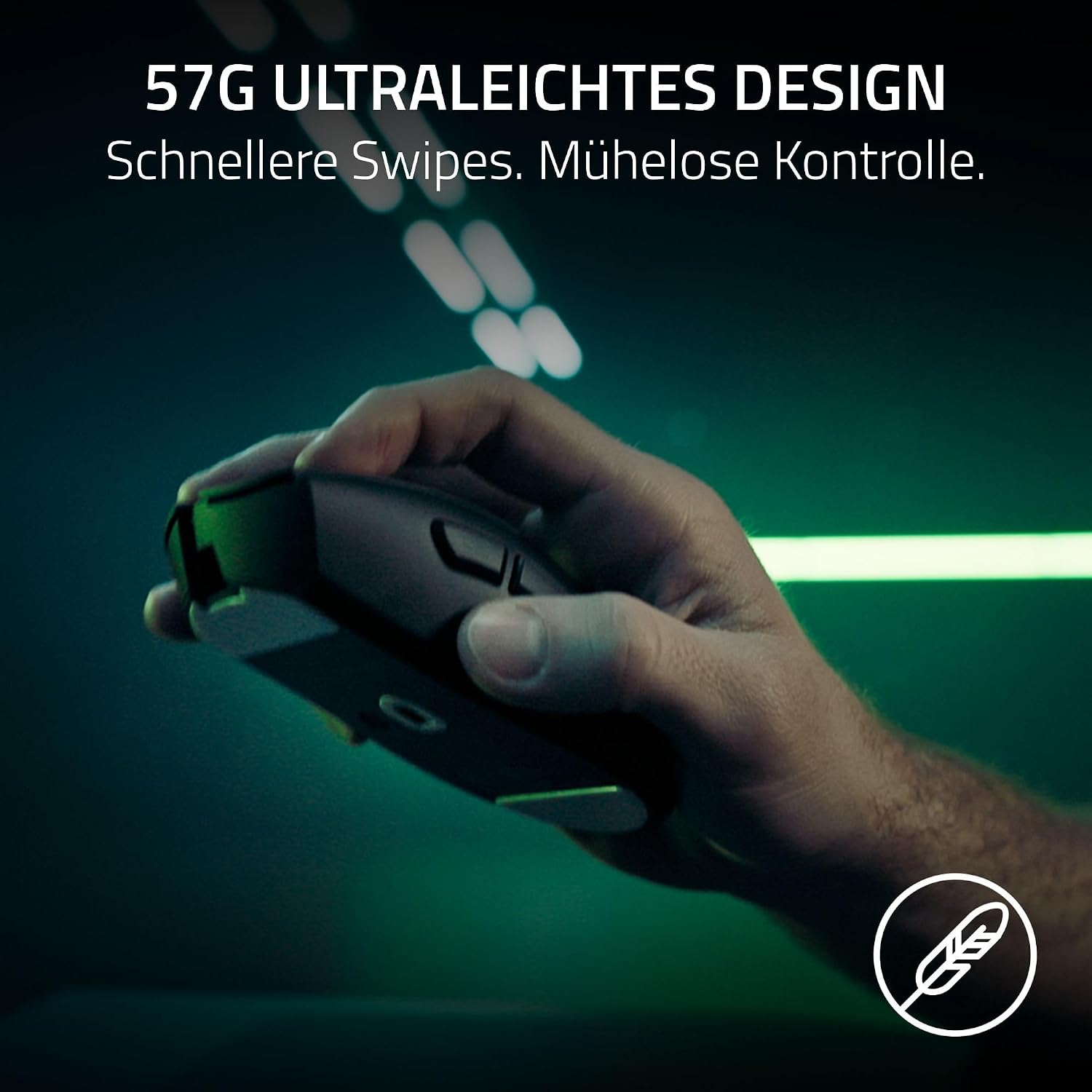 Detalle de Razer DeathAdder V4 Pro: Ultraleichte kabellose Ergonomie für anspruchsvolle Spieler