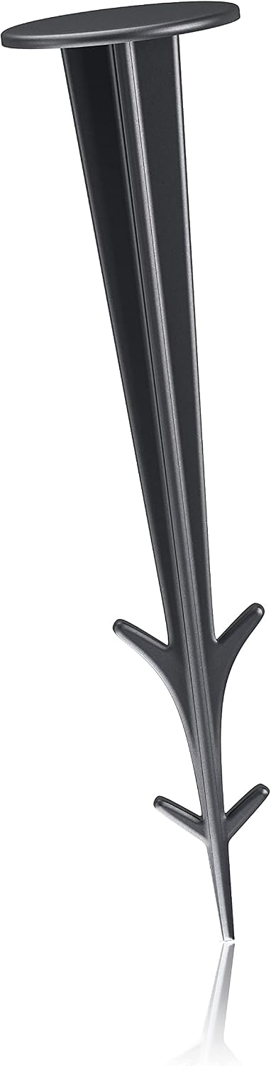 Detalle 2 de GardenMate 500x Picchetti per Fissaggio a Terra in Plastica Resistente Nera Stabilizzata UV 12 cm