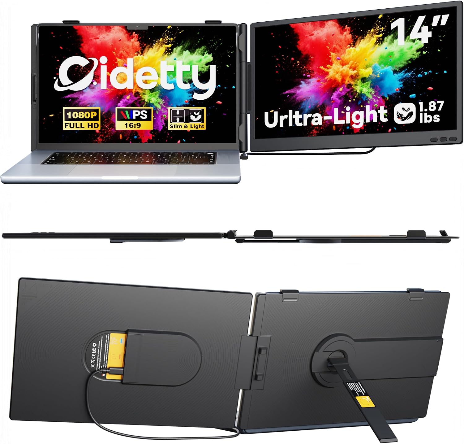 Detalle de CIDETTY Laptop Screen Extender 14-inch