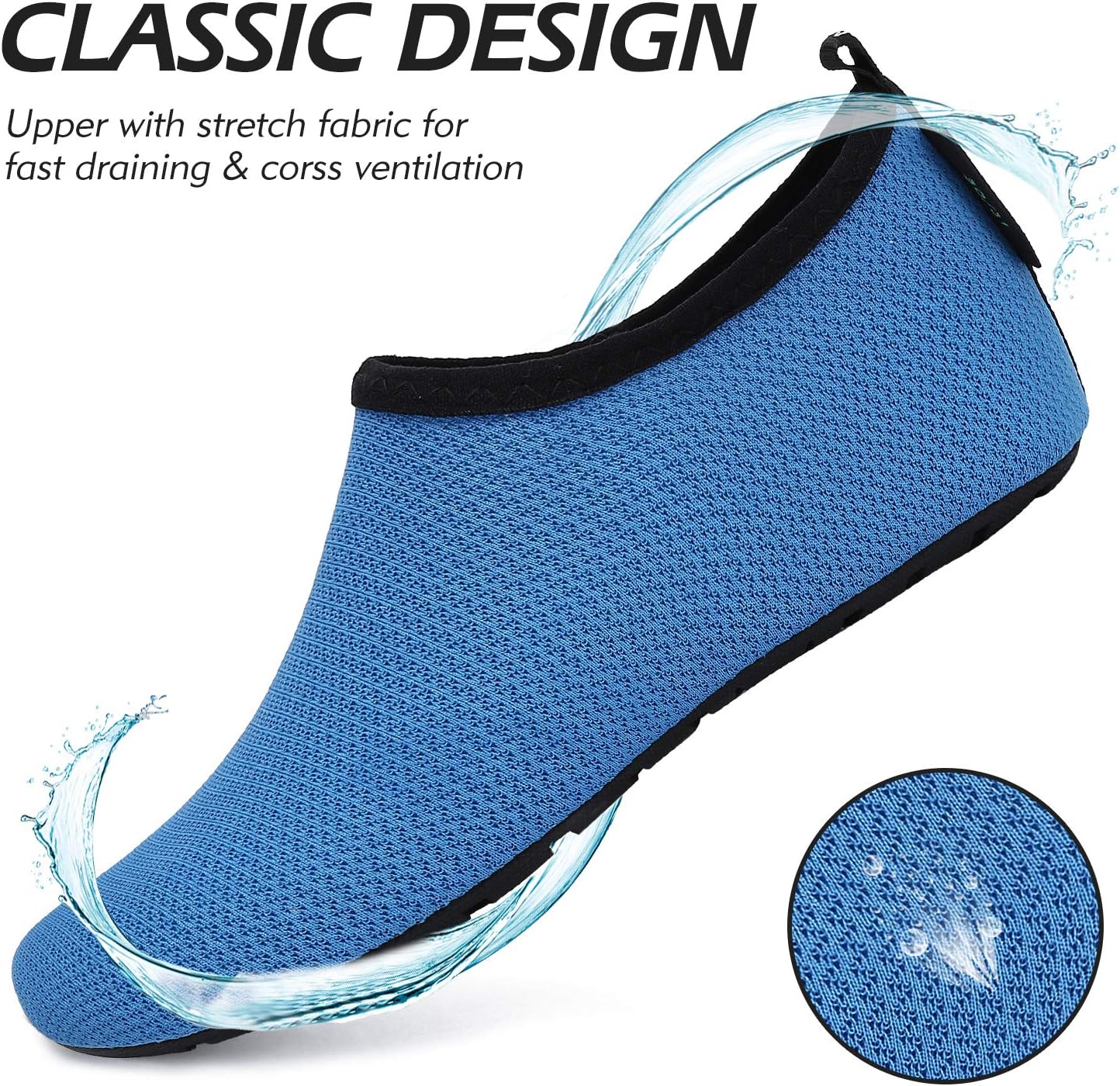 Thumbnail 2 de SAGUARO Kinder Badeschuhe – rutschfeste Aqua Schuhe Schnell trocknend (21–35 EU)