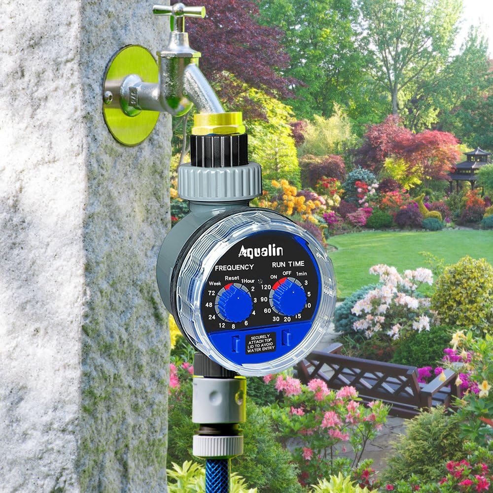 Detalle 2 de Aqualin Water Timer: Automatic Garden Irrigation Timer for 3/4" Hose