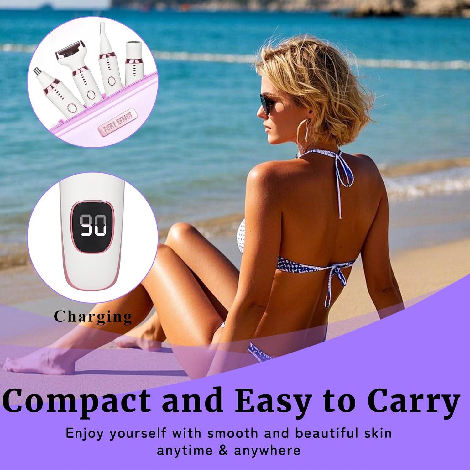 Thumbnail 6 de Beanify 4-in-1 Wet & Dry Electric Razor for Women and Men