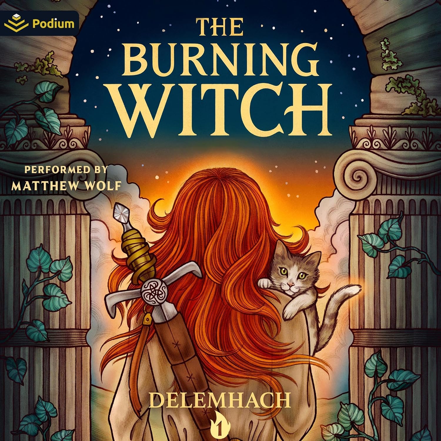 Detalle de The Burning Witch, Book 1: Humorous Romantic Fantasy Audiobook, Unabridged
