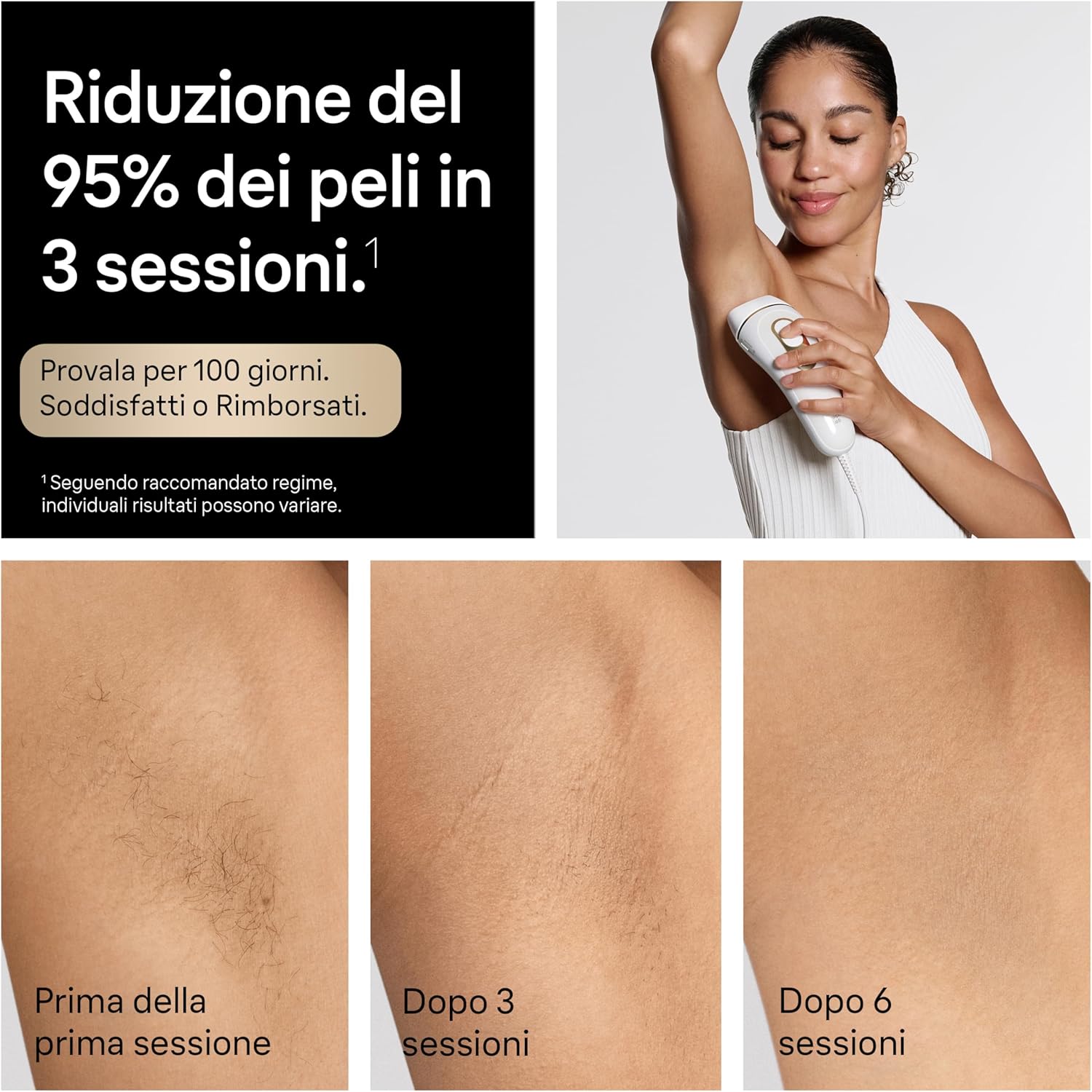 Thumbnail 3 de Braun Silk·expert Pro 5 PL5412: epilatore a luce pulsata smart per riduzione dei peli a casa con 4 testine