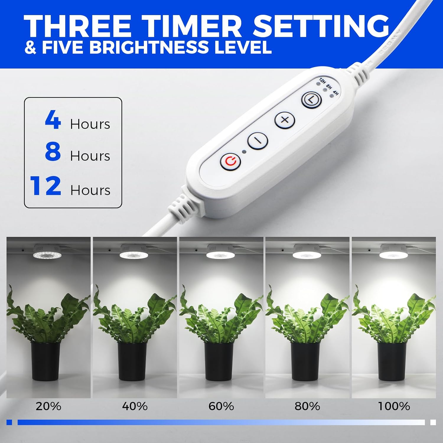 Thumbnail 3 de Barrina Orbgrow OG09 Puck Grow Light: Compact 4 x 9W Full Spectrum LED for Indoor Plants