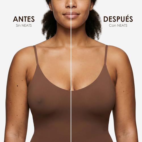 Detalle de NEATS Pezoneras de Silicona Hipoalergénica Almond 10 cm | Sujetador Adhesivo Reutilizable
