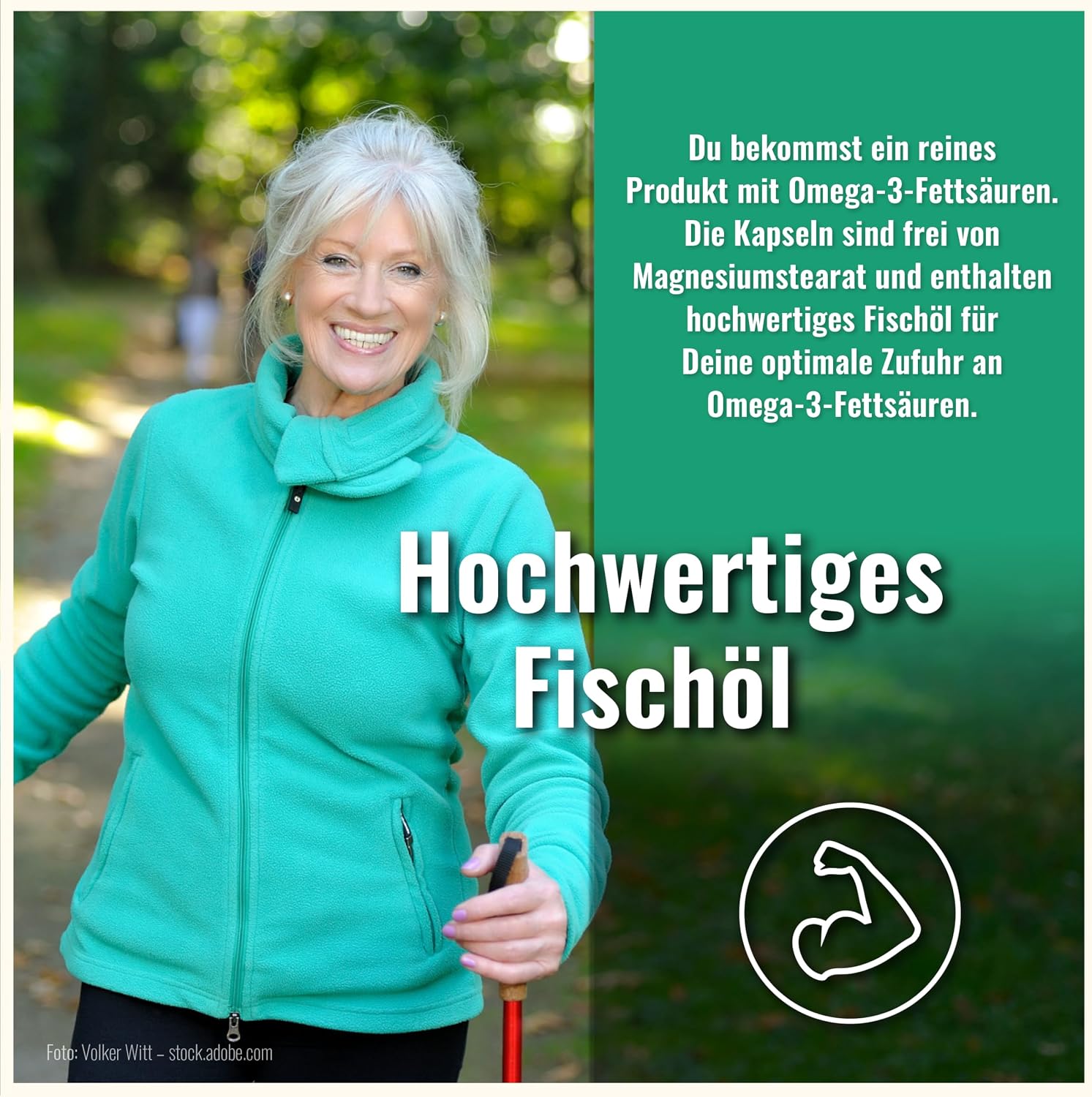 Detalle de Omega 3 Kapseln Hochdosiert 400 Stk.