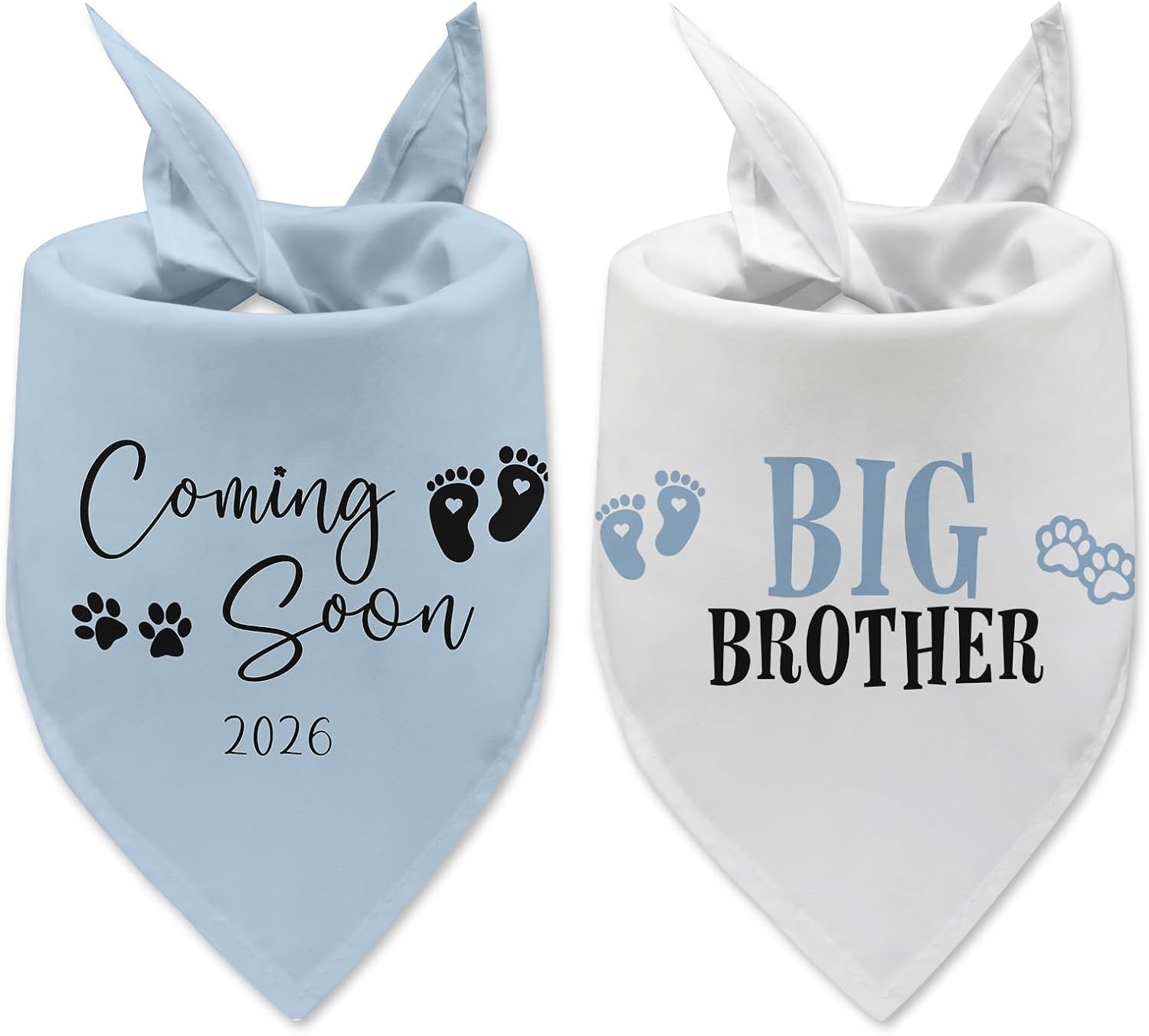 Detalle 2 de Dog Pregnancy Announcement Bandanas, 2-Pack