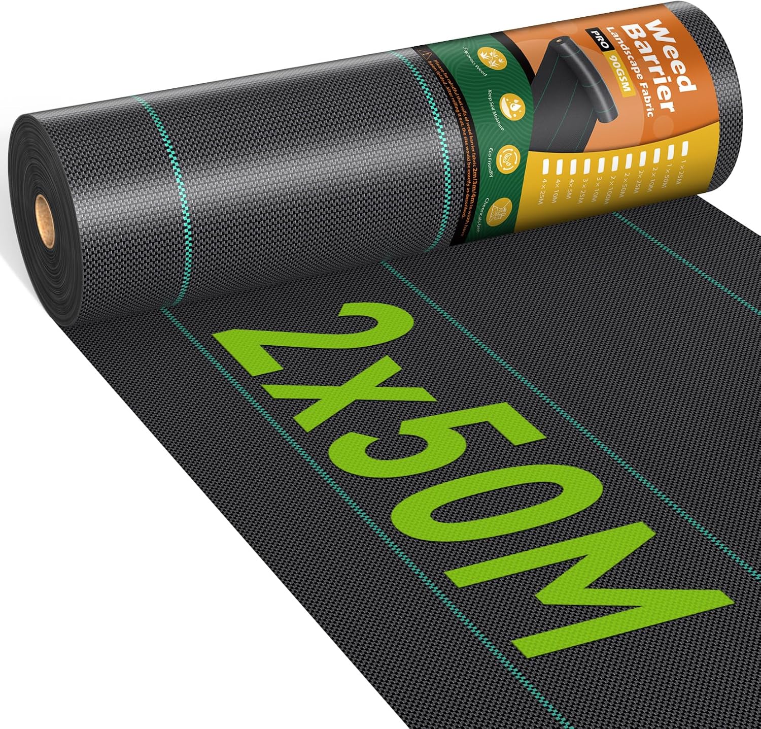 iropro 2m x 50m Heavy Duty Weed Control Membrane: a practical weed barrier for UK gardens