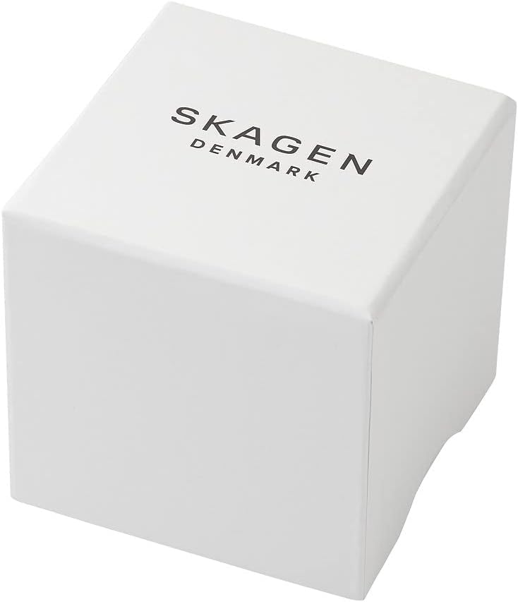 Detalle de Skagen Signatur Lille Damenarmbanduhr – Quarz, Silberton, Edelstahl- oder Lederband