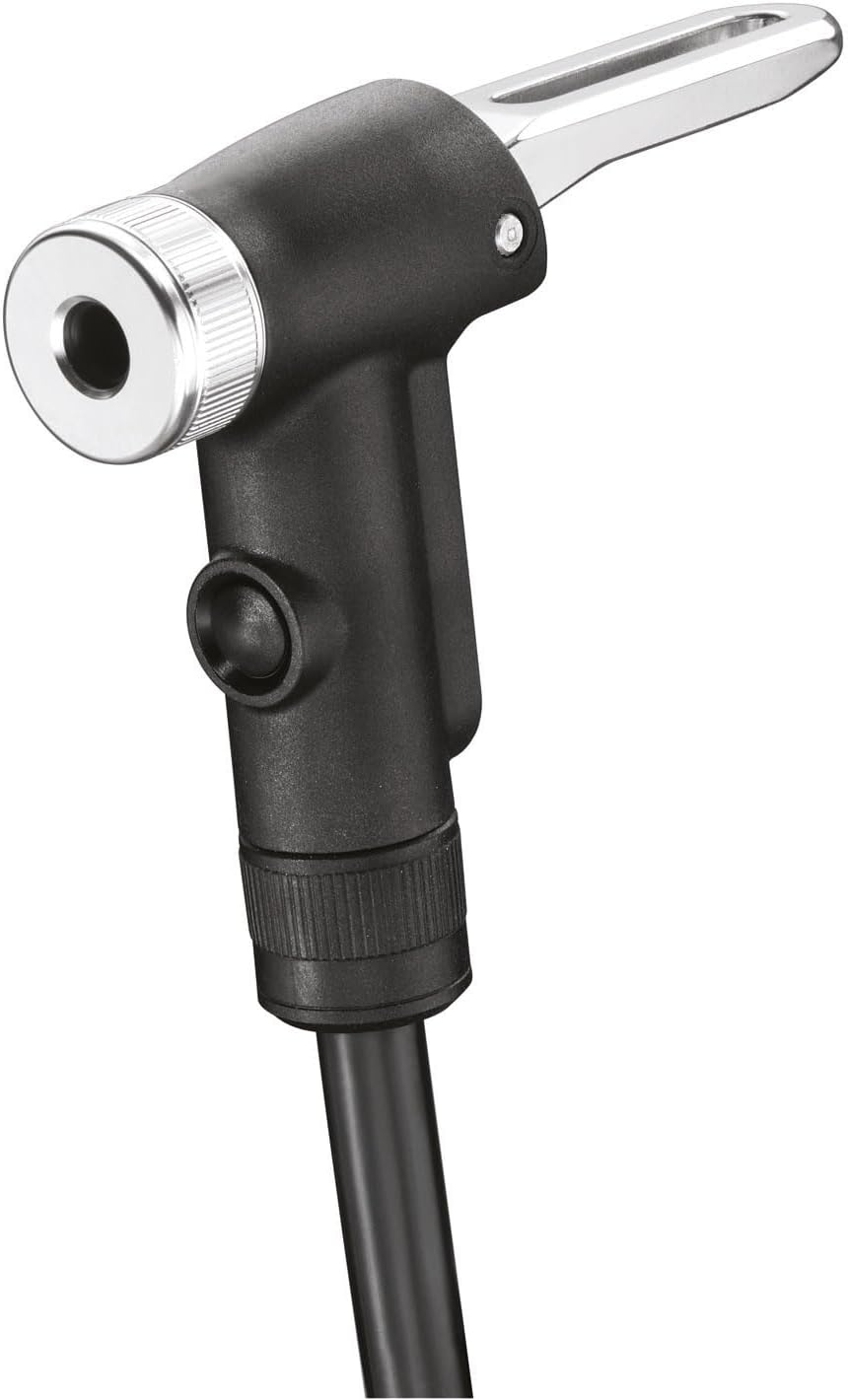 Detalle de Topeak JoeBlow Booster – pompka podłogowa z aluminiowym cylindrem do opon bezdętkowych