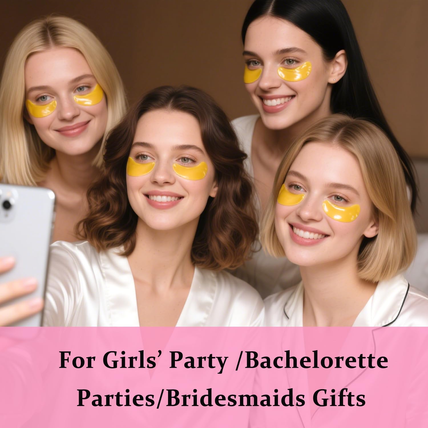 Thumbnail 4 de Miniling 30 Pairs 24K Gold Eye Masks & Lip Masks (Under Eye Patches + Lip Mask Skincare)