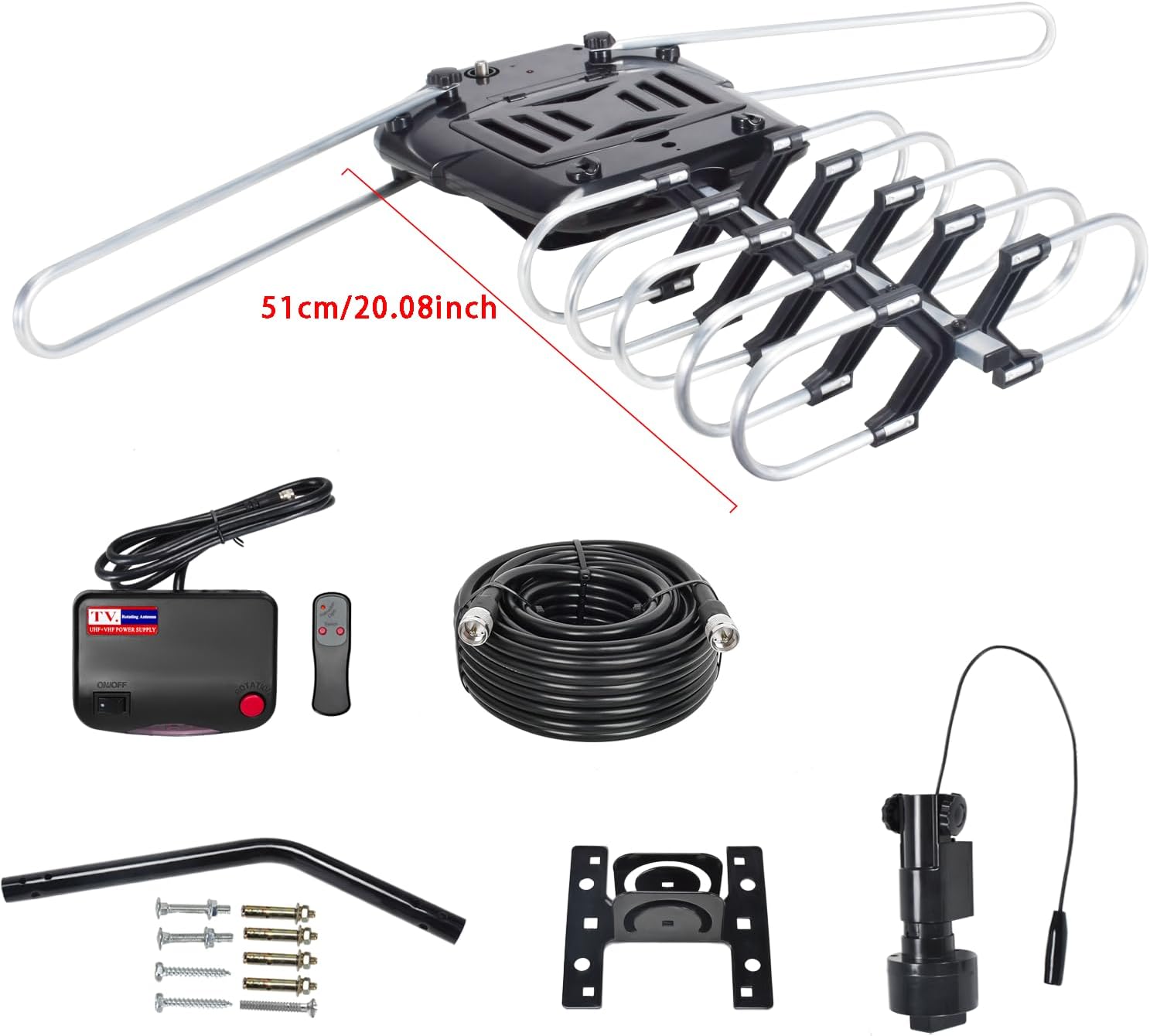 Thumbnail 4 de BEFORE Amplified Outdoor TV Antenna 150 Miles