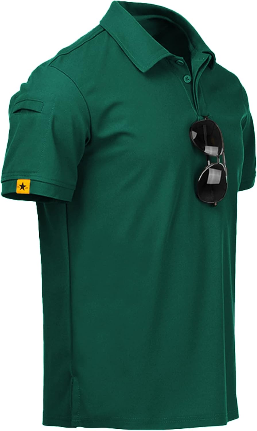 Detalle de JACKETOWN Polo Shirt Uomo Manica Corta: asciugatura rapida e comfort per sport e tempo libero