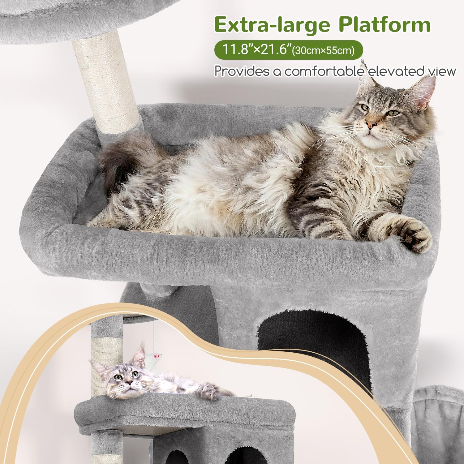 Detalle de Globlazer Cat Tree, 72-Inch
