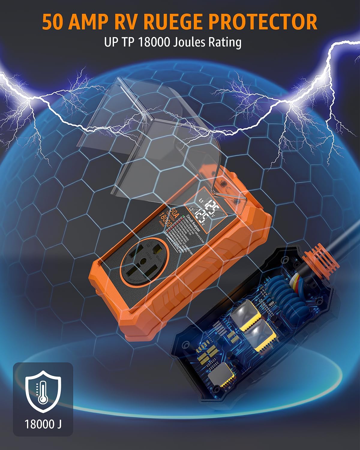 Thumbnail 1 de EPLCSE 50-Amp RV Surge Protector