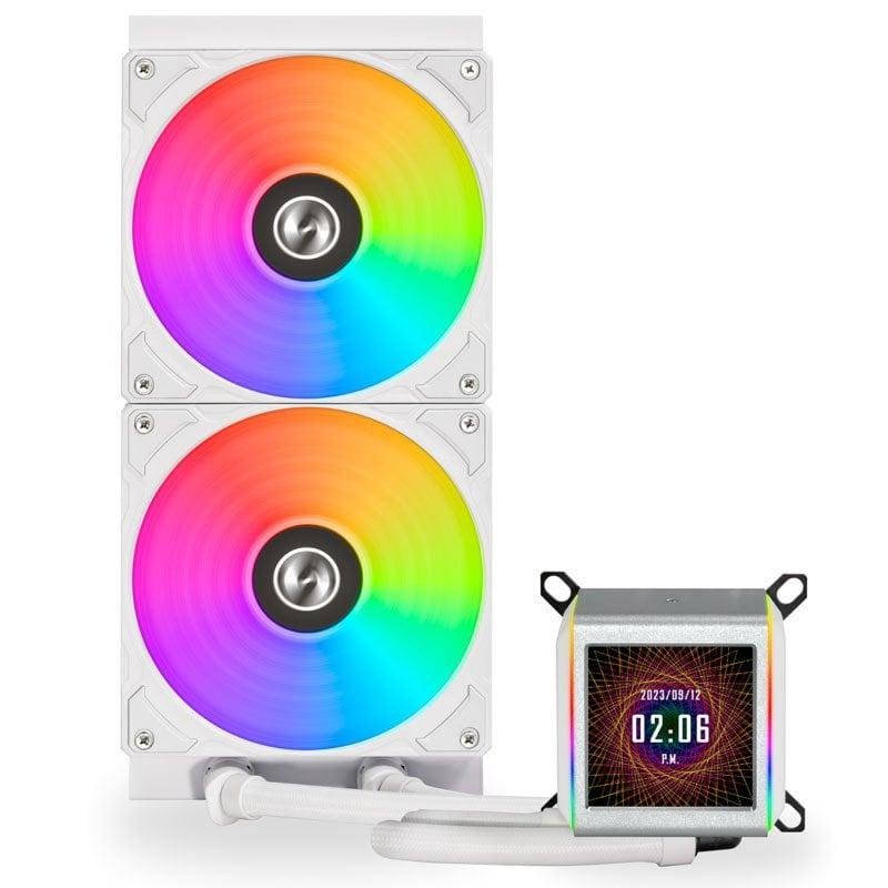 Detalle 2 de Lian Li GALAHAD II LCD 240mm: Kit de Refrigeración Líquida con Pantalla LCD 2.8