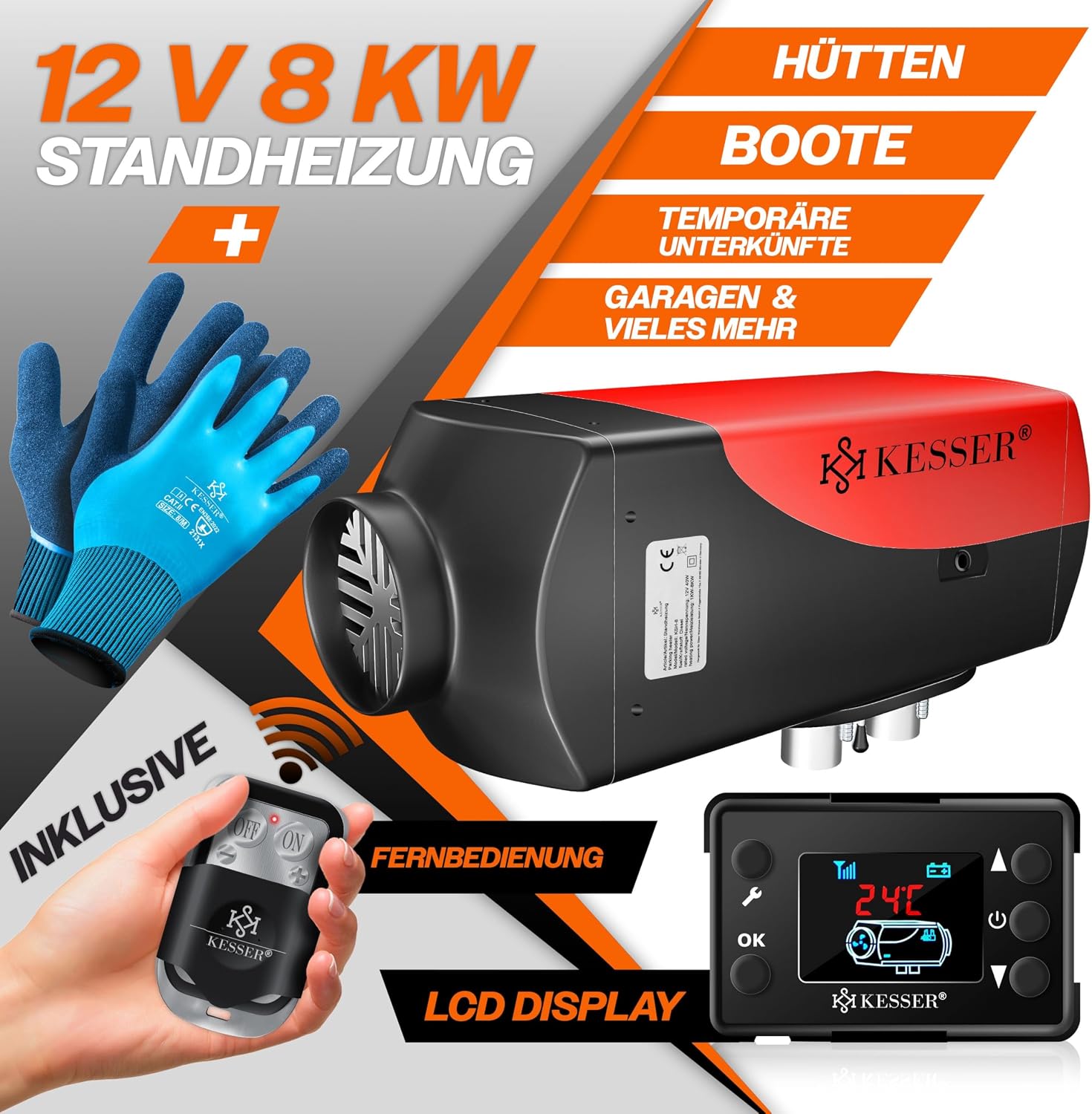 Detalle 2 de KESSER® Diesel-Standheizung 8 kW